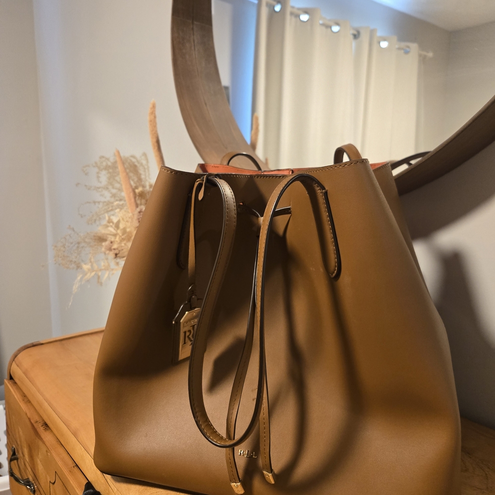 Ralph Lauren Brown Leather Tote Bag - Picture 5 of 7